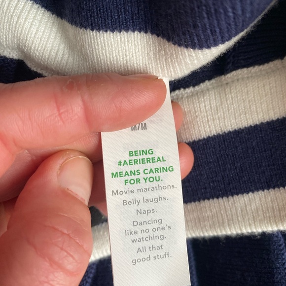 Aerie Navy Blue Skater Skirt - Picture 3 of 5